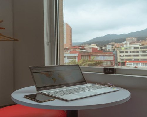 Workspace with natural daylight in Bogota
